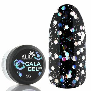 Klio Professional, Гель для дизайна - Gala Gel №01 (5 г)