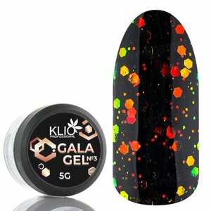 Klio Professional, Гель для дизайна - Gala Gel №03 (5 г)
