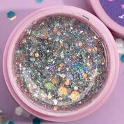 AdriCoco, Adri Shine - Гель для дизайна светоотражающий с голографическим глиттером №01 (5 мл)