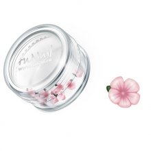 ruNail, Дизайн для ногтей: пластиковые цветы 0362 (вьюнок, бледно-розовый), 10 штук