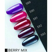 WULA Nailsoul, Гель-лак Berry Mix №593 (10 мл)