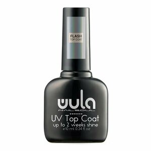 WULA Nailsoul, Flash Top Coat UV - Топ светоотражающий без липкого слоя (10 мл)