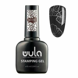 WULA Nailsoul, Stamping gel - Гель-лак для стемпинга (белый, 10 мл)