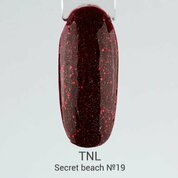 TNL, Гель-лак светоотражающий - Secret beach №19 Горячее прикосновение (10 мл)