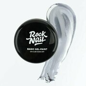 RockNail, Зеркальная гель-краска - Silver Metal (3 г)