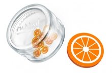 ruNail, Дизайн для ногтей: резиновые аппликации 0420 (дольки апельсина, оранжевый)