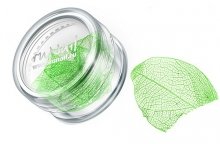ruNail, Дизайн для ногтей: сухие листья 0437 (зеленый)