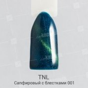TNL, Гель-лак Magnet LUX №01 - Сапфировый с блестками (10 мл.)