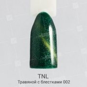 TNL, Гель-лак Magnet LUX №02 - Травяной с блестками (10 мл.)