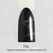 TNL, Гель-лак Magnet LUX №15 - Черная маслина с блестками (10 мл.)