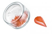 ruNail, Дизайн для ногтей: пластиковые капельки 0450 (оранжевый)