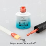 TNL, Гель-лак - Thermo Effect №33 Морковный/Желтый (10 мл.)
