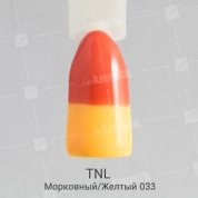TNL, Гель-лак - Thermo Effect №33 Морковный/Желтый (10 мл.)