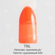 TNL, Гель-лак - Thermo Effect №34 Неоново-оранжевый/Светло-оранжевый (10 мл.)
