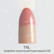 TNL, Гель-лак - Thermo Effect №36 Кофейно-молочный/Коричневый (10 мл.)