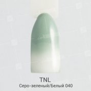 TNL, Гель-лак - Thermo Effect №40 Серо-зеленый/Белый (10 мл.)