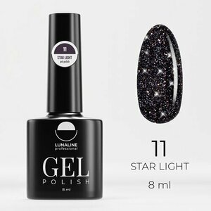 LunaLine, Гель-лак светоотражающий - Star Light №11 (8 мл)