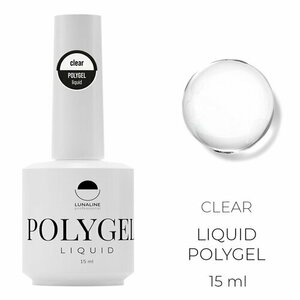 LunaLine, Liquid Polygel - Жидкий полигель Clear (15 мл)