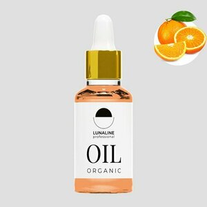 LunaLine, Масло для кутикулы органическое с ароматом апельсина (10 мл)
