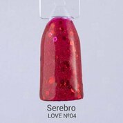 Serebro, Гель-лак «LOVE» №04 (8 мл.)