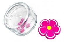 ruNail, Дизайн для ногтей: резиновые аппликации 0699 (цветы, розовый)