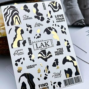 LAK Nails, Слайдер-дизайн №F168