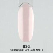 BSG, Цветная жесткая база Colloration Hard №111 - Пастельно-розовый (20 мл)