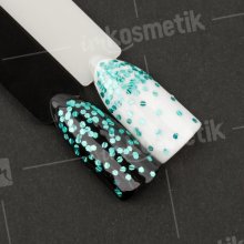 Monami, Дизайн для ногтей - Шестигранник Бирюзовый