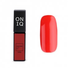 ONIQ, Гель-лак для покрытия ногтей - Pantone: Aurora red OGP-046s (6 мл.)