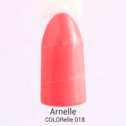 Arnelle, Гель-лак COLORelle - Коралловый неон №018 (7 мл.)