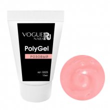 Vogue Nails, PolyGel розовый G025 (10 мл.)