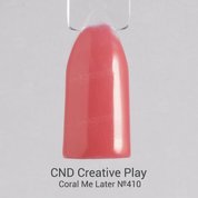 CND Creative Play, Гель-лак - Coral Me Later №410 (15 мл., арт. 92388)