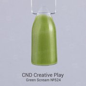 CND Creative Play, Гель-лак - Green Scream №524 (15 мл., арт. 92378)