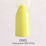 ONIQ, Гель-лак для покрытия ногтей - Pantone: Lime punch OGP-072s (6 мл.)
