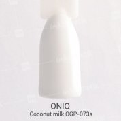 ONIQ, Гель-лак для покрытия ногтей - Pantone: Coconut milk OGP-073s (6 мл.)
