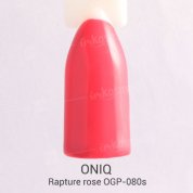 ONIQ, Гель-лак для покрытия ногтей - Pantone: Rapture rose OGP-080s (6 мл.)