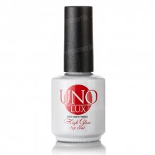 Uno Lux, High Gloss Top Coat - Верхнее покрытие (15 мл.)