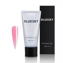 Bluesky, Pudding Gel Clear pink - Полигель прозрачно-розовый (60 ml.)