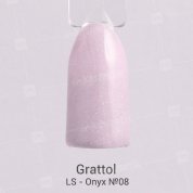 Grattol, Гель-лак LS - Onyx №08 (9 мл.)