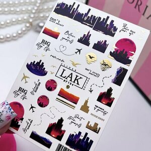 LAK Nails, Слайдер-дизайн №F184