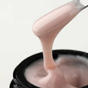 BSG, Жёсткий гель для наращивания Confiture №08 - Молочный с розовым отливом (высокая вязкость, 13 г)