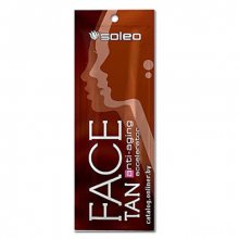 Soleo, Face Tan - Проявитель загара для кожи лица, шеи, декольте в солярии (5 мл.)