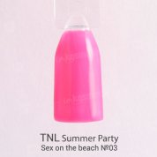 TNL, Гель-лак Summer Party - Sex on the beach №03 (10 мл.)