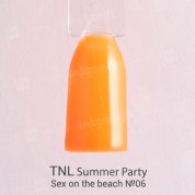 TNL, Гель-лак Summer Party - Sex on the beach №06 (10 мл.)