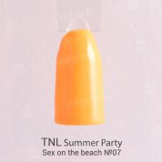 TNL, Гель-лак Summer Party - Sex on the beach №07 (10 мл.)