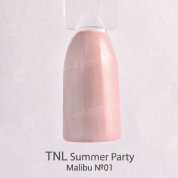 TNL, Гель-лак Summer Party - Malibu №01 (10 мл.)