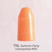TNL, Гель-лак Summer Party - Cosmopolitan №03 (10 мл.)