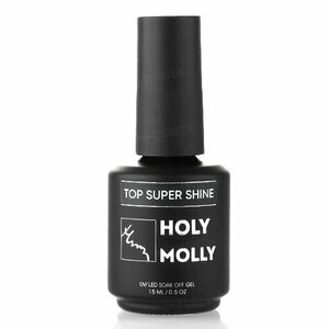 Holy Molly, Top Super Shine - Топ без липкого слоя (15 мл)