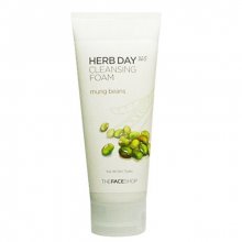 The Face Shop, Herb Day 365 Cleansing Cream - Пенка для умывания с экстрактом бобов Мунг (170 мл.)