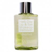 The Face Shop, Herb Day Lip and Eye Make up Remover - Ср-во для снят.макияжа с глаз и губ (для чув.кожи, 130 мл.)